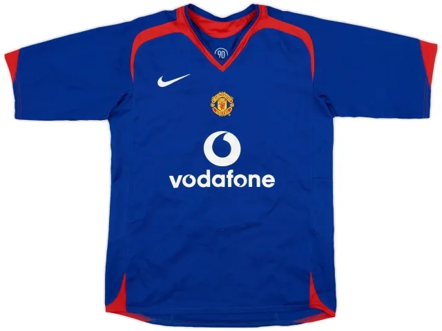 Nike 2005-06 Manchester United Away Shirt - 8/10 - (L.Boys)