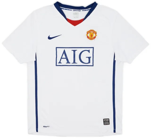 Nike 2008-10 Manchester United Away Shirt - 8/10 - (L.Boys)