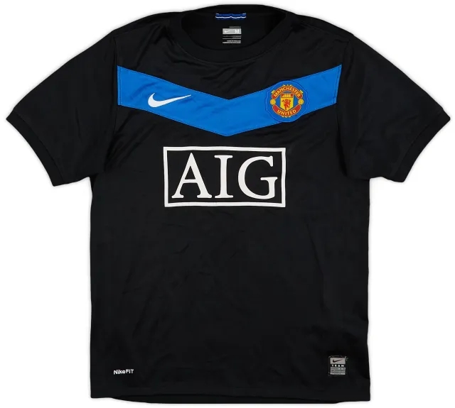 Nike 2009-10 Manchester United Away Shirt - 8/10 - (M.Boys)
