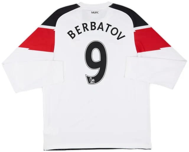 Nike 2010-12 Manchester United Away L/S Shirt Berbatov #9 (L)