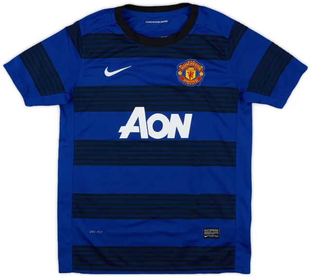 Nike 2011-13 Manchester United Away Shirt - 9/10 - (L.Boys)