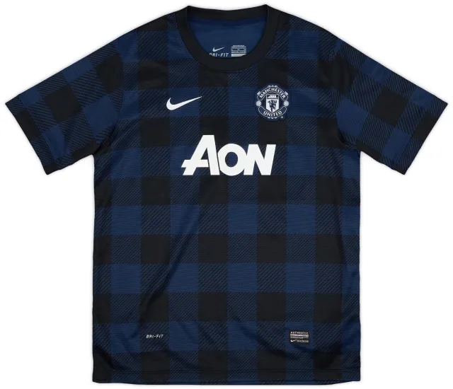 Nike 2013-14 Manchester United Away Shirt - 8/10 - (XL.Boys)