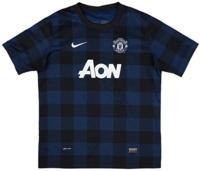 Nike 2013-14 Manchester United Away Shirt - 7/10 - (XL.Boys)