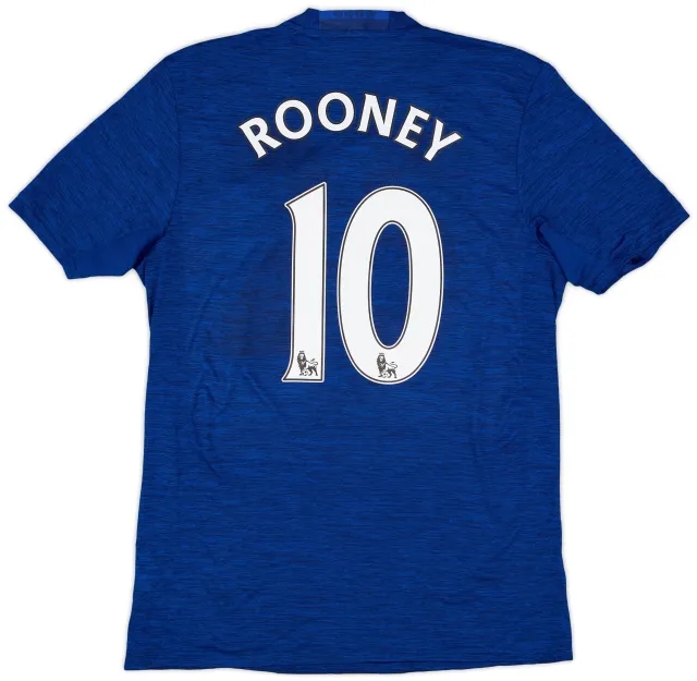 adidas 2016-17 Manchester United Away Shirt Rooney #10 - 8/10 - (M)