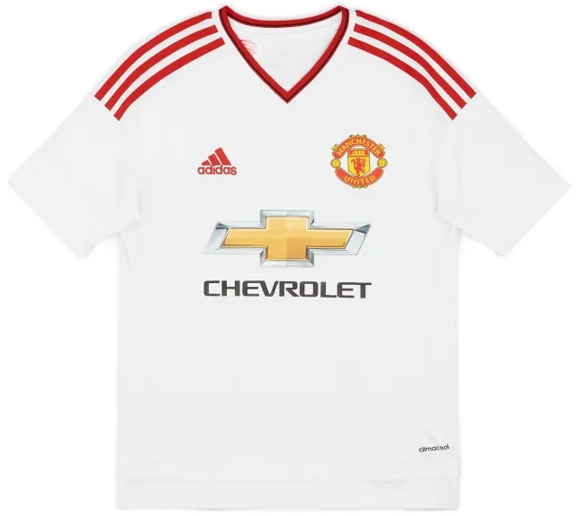 adidas 2015-16 Manchester United Away Shirt - 6/10 - (L.Boys)
