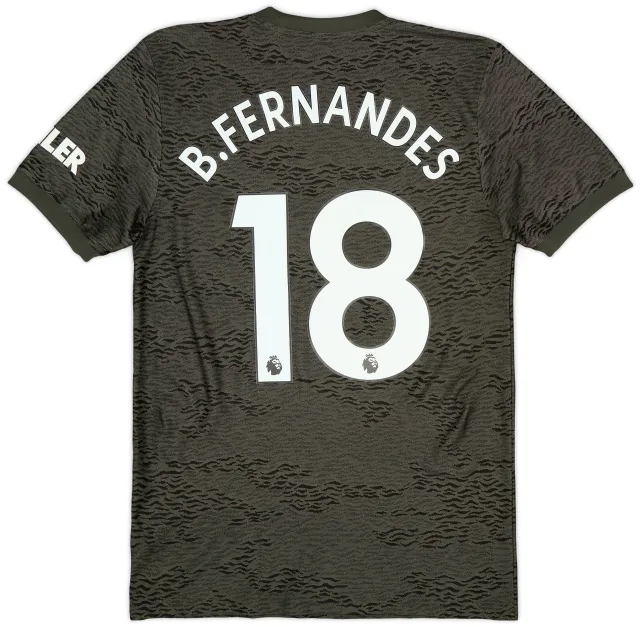 adidas 2020-21 Manchester United Away Shirt B.Fernandes #18 - 8/10 - (S)