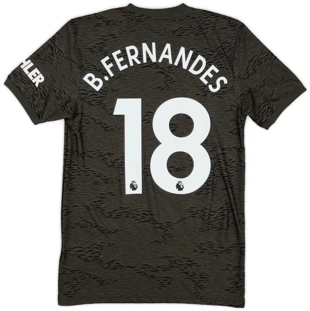 adidas 2020-21 Manchester United Away Shirt B.Fernandes #18 - 8/10 - (XS)