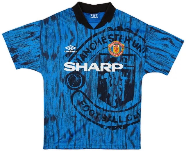 Umbro 1992-93 Manchester United Away Shirt - 9/10 - (S)