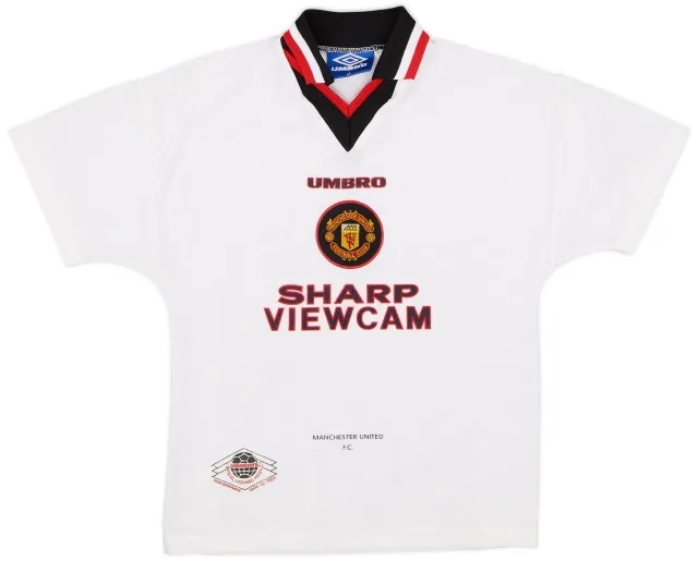Umbro 1996-97 Manchester United Away Shirt - 8/10 - (L.Boys)