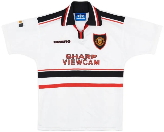 Umbro 1997-99 Manchester United Away Shirt - 8/10 - (M.Boys)