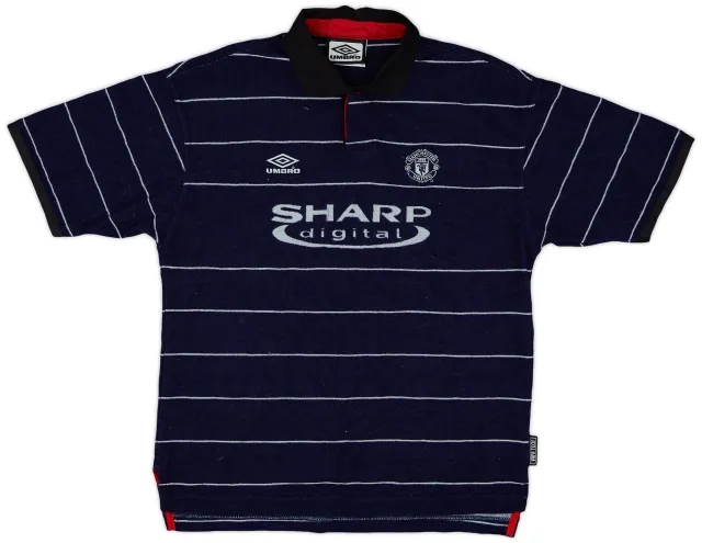 Umbro 1999-00 Manchester United Away Shirt - 8/10 - (L.Boys)