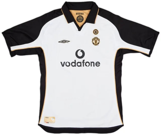 Umbro 2001-02 Manchester United Centenary Away/Third Shirt - 6/10 - (L.Boys)