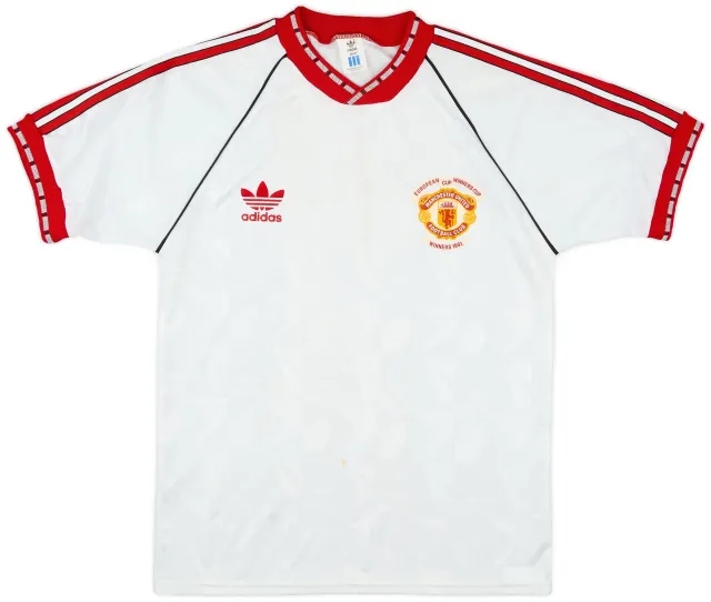 adidas 1991 Manchester United ECWC Shirt - 7/10 - (M)