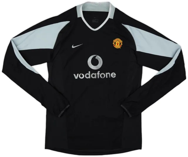 Nike 2002-04 Manchester United GK S/S Shirt Barthez #1 (XXL)