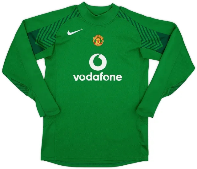 Nike 2005-06 Manchester United GK Shirt - 7/10 - (L.Boys)