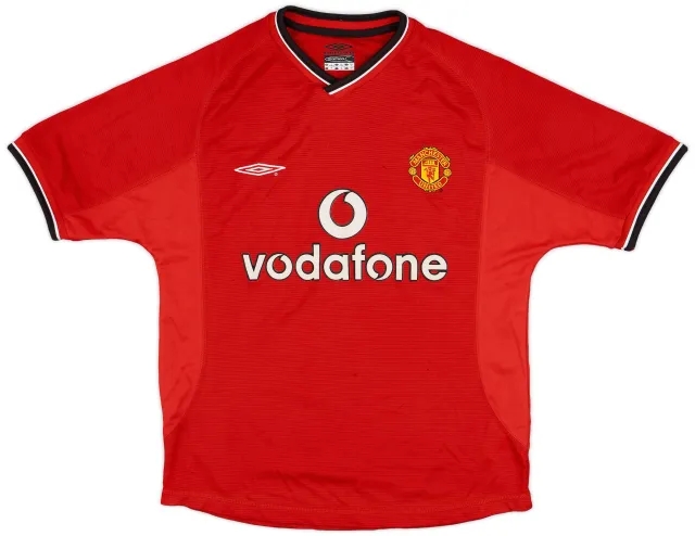 Umbro 2000-02 Manchester United Home Shirt - 5/10 - (Y)