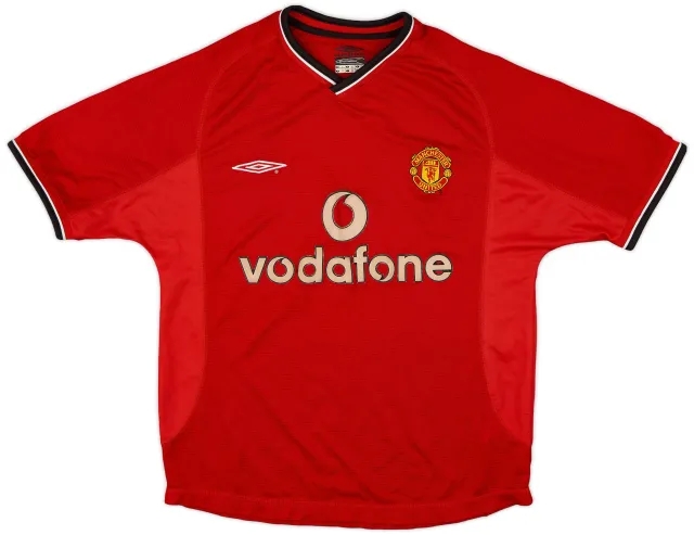 Umbro 2000-02 Manchester United Home Shirt - 6/10 - (Y)
