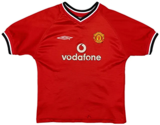 Umbro 2000-02 Manchester United Home Shirt - 5/10 - (S.Boys)