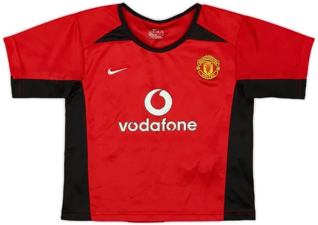 Nike 2002-04 Manchester United Home Shirt - 3/10 - (L)