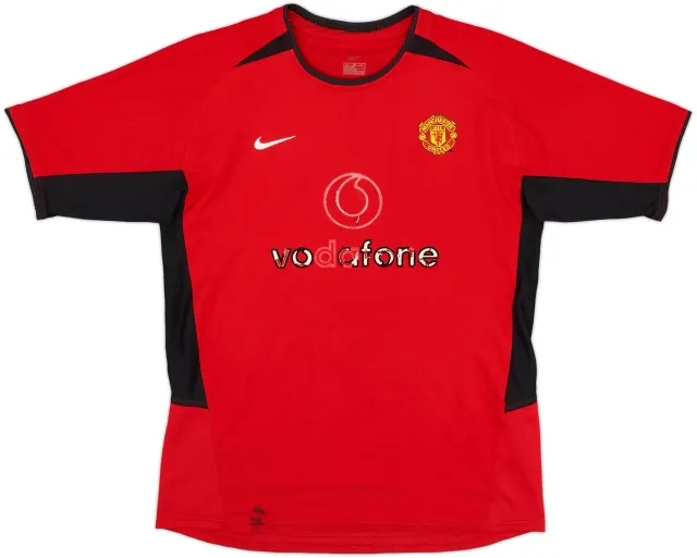 Nike Manchester United Mens SS Home Shirt 2002/04