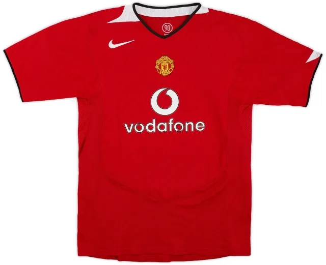 Nike 2004-06 Manchester United Home Shirt - 9/10 - (XL.Boys)