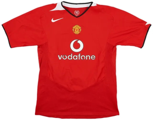 Nike 2004-06 Manchester United Home Shirt - 8/10 - (XL.Boys)