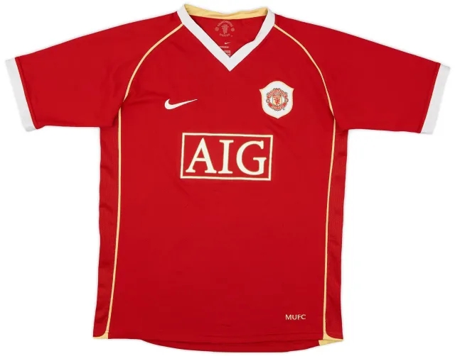Nike 2006-07 Manchester United Home Shirt - 6/10 - (XL.Boys)