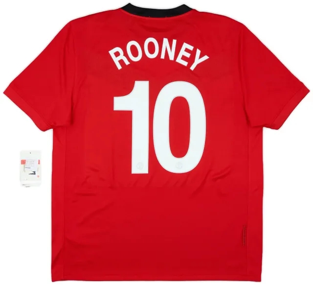 Nike 2009-10 Manchester United Home Shirt Rooney #10 - 9/10 - (L)