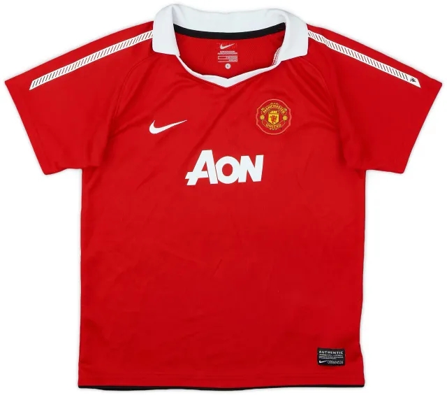 Nike 2010-11 Manchester United Home Shirt - 7/10 - (XL.Boys)