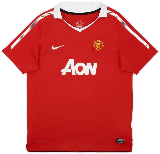 Nike 2010-11 Manchester United Home Shirt - 8/10 - (XL.Boys)