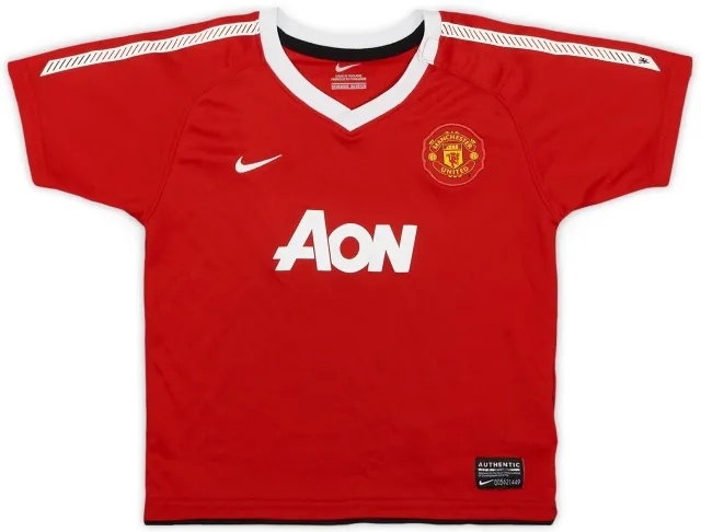 Nike 2010-11 Manchester United Home Shirt - 8/10 - (2-3 Years)