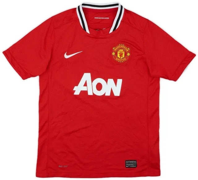 Nike 2011-12 Manchester United Home Shirt - 6/10 - (M.Boys)