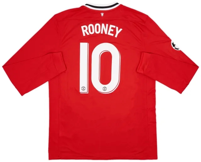 Nike 2011-12 Manchester United Home L/S Shirt Rooney #10 (L)