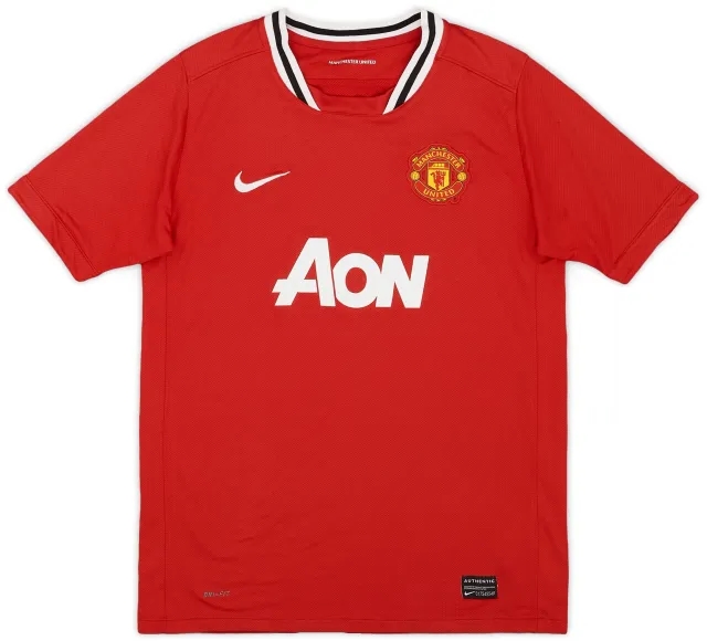 Nike 2011-12 Manchester United Home Shirt - 8/10 - (XL.Boys)