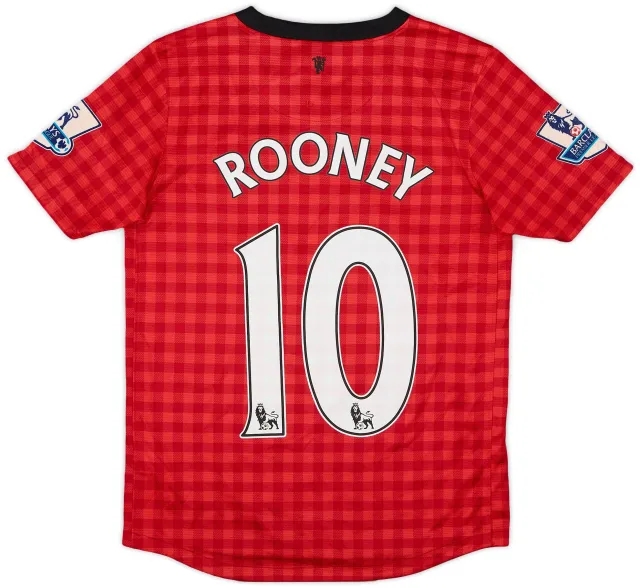 Nike 2012-13 Manchester United Home Shirt Rooney #10 - 6/10 - (M.Boys)