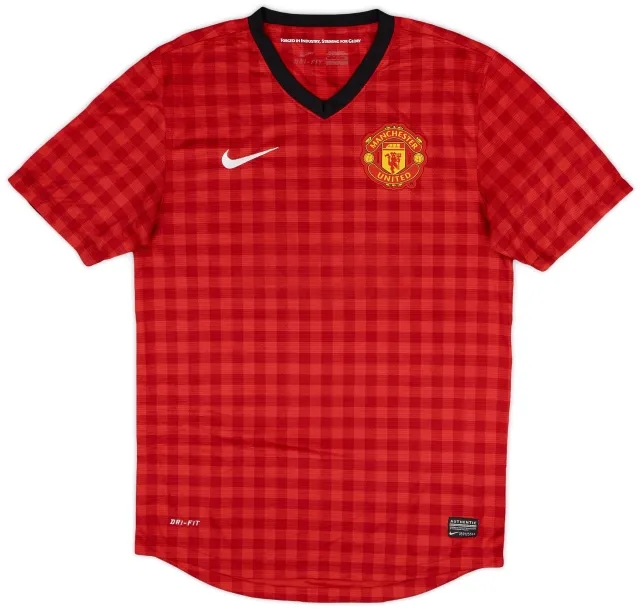 Nike 2012-13 Manchester United Home Shirt - 4/10 - (S)