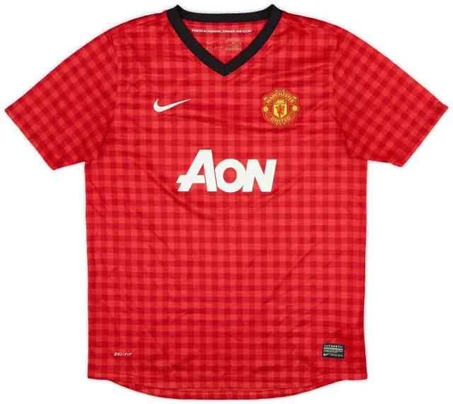 Nike 2012-13 Manchester United Home Shirt - 8/10 - (XL.Boys)