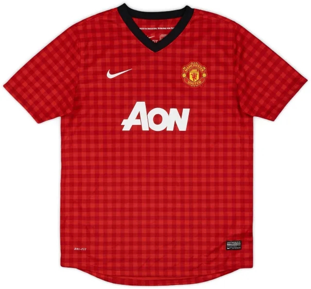 Nike 2012-13 Manchester United Home Shirt - 7/10 - (XL.Boys)