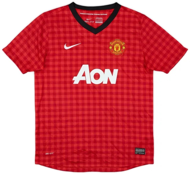 Nike 2012-13 Manchester United Home Shirt - 8/10 - (L.Boys)
