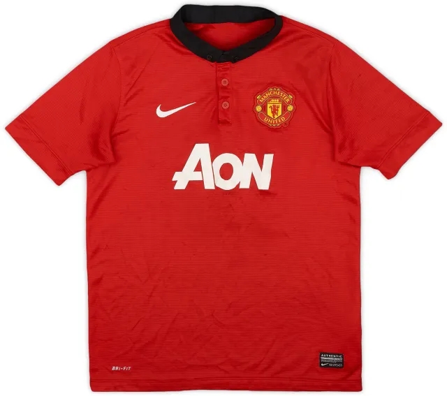 Nike 2013-14 Manchester United Home Shirt - 7/10 - (L.Boys)