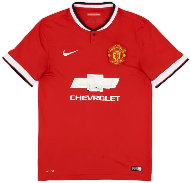 Nike 2014-15 Manchester United Home Shirt - 4/10 - (M)