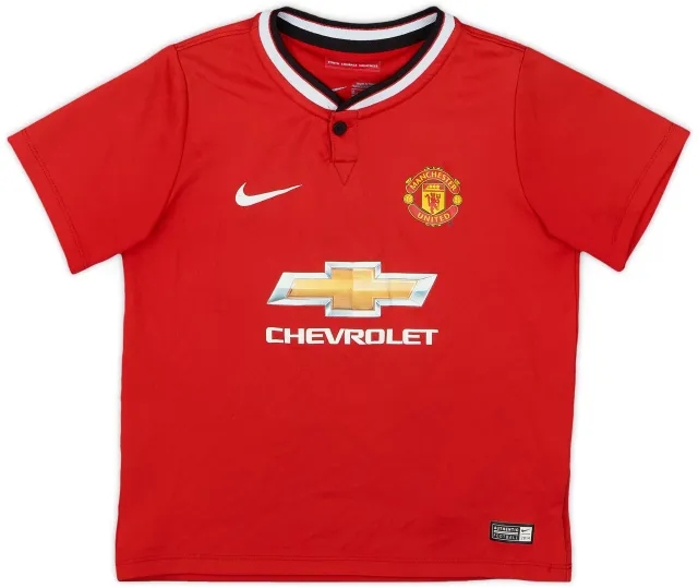 Nike 2014-15 Manchester United Home Shirt - 8/10 - (5-6 Years)