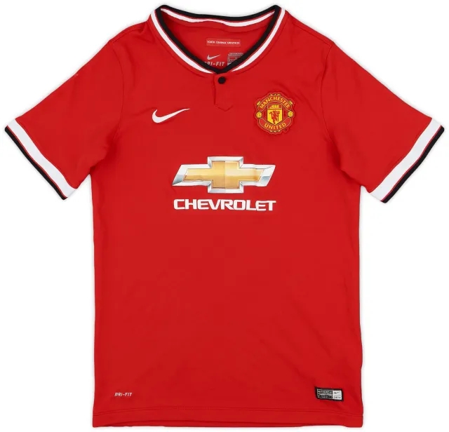 Nike 2014-15 Manchester United Home Shirt - 7/10 - (L.Boys)