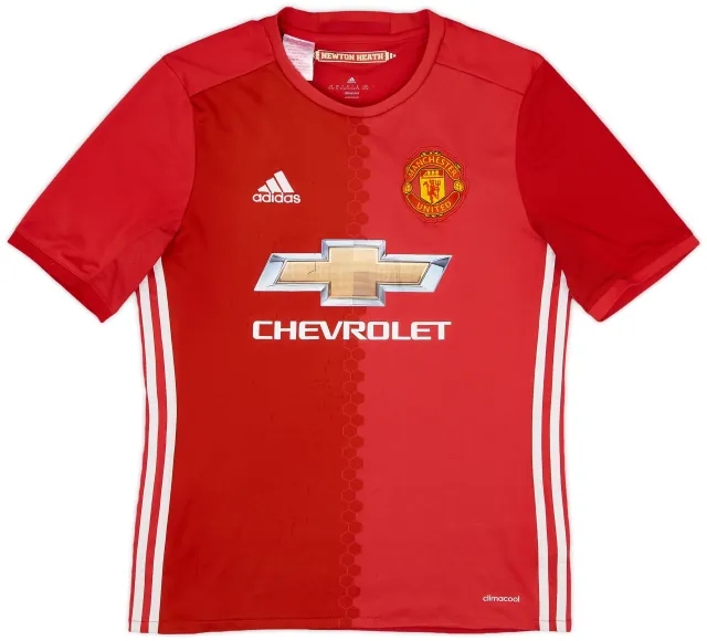 adidas 2016-17 Manchester United Home Shirt - 5/10 - (XL.Boys)