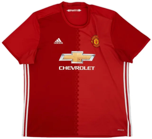 adidas 2016-17 Manchester United Home Shirt - 5/10 - (XXL)