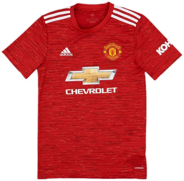 adidas 2020-21 Manchester United Home Shirt - 5/10 - (S)