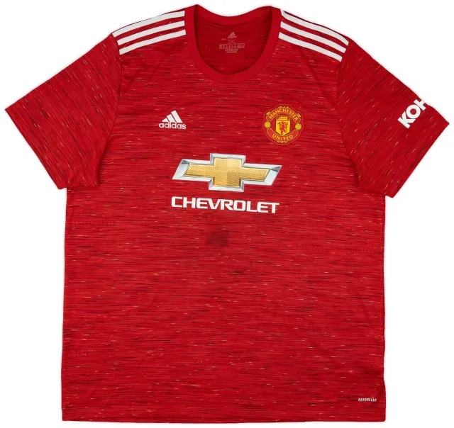 adidas 2020-21 Manchester United Home Shirt - 6/10 - (XXL)