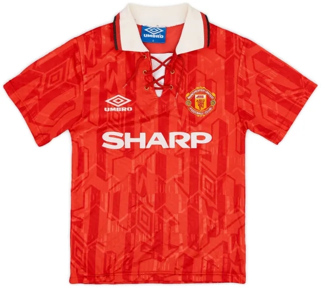 Umbro 1992-94 Manchester United Home Shirt - 6/10 - (S.Boys)
