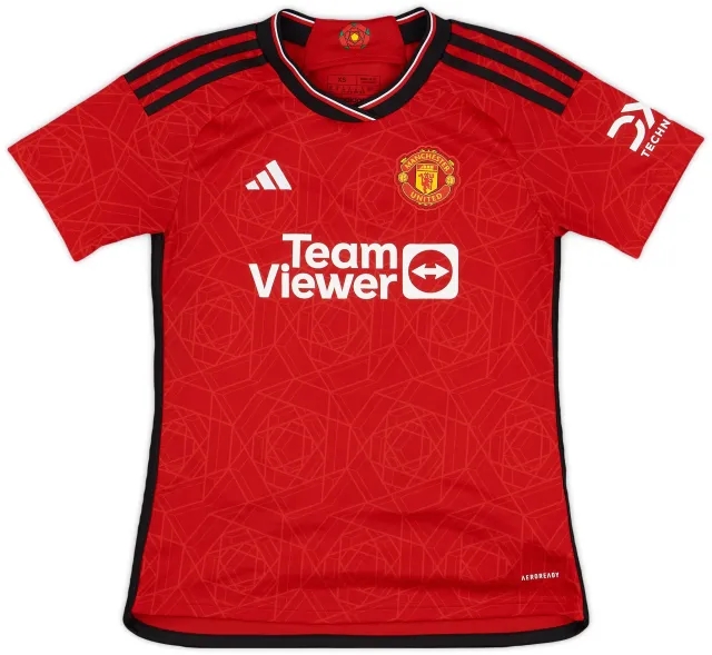 adidas 2023-24 Manchester United Home Shirt #9 - 8/10 - (XS)