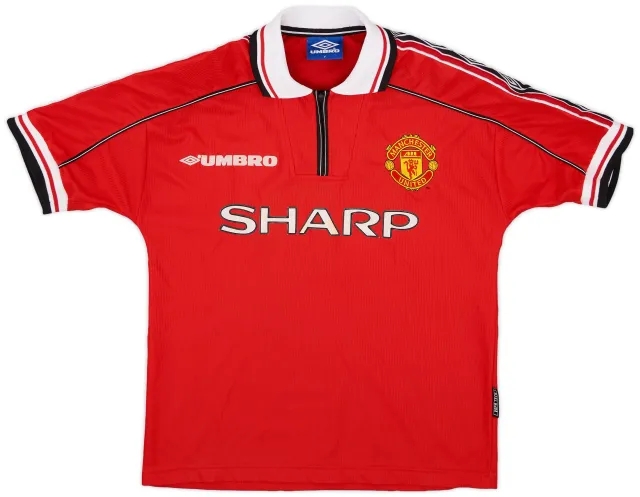 Umbro 1998-00 Manchester United Home Shirt - 8/10 - (Y)